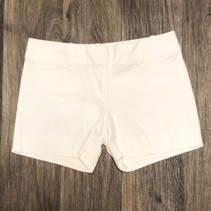 Limited White Shorts
